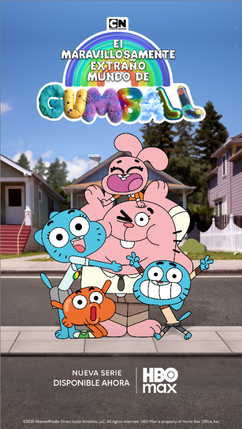 Gumball en HBO Max con Telmex