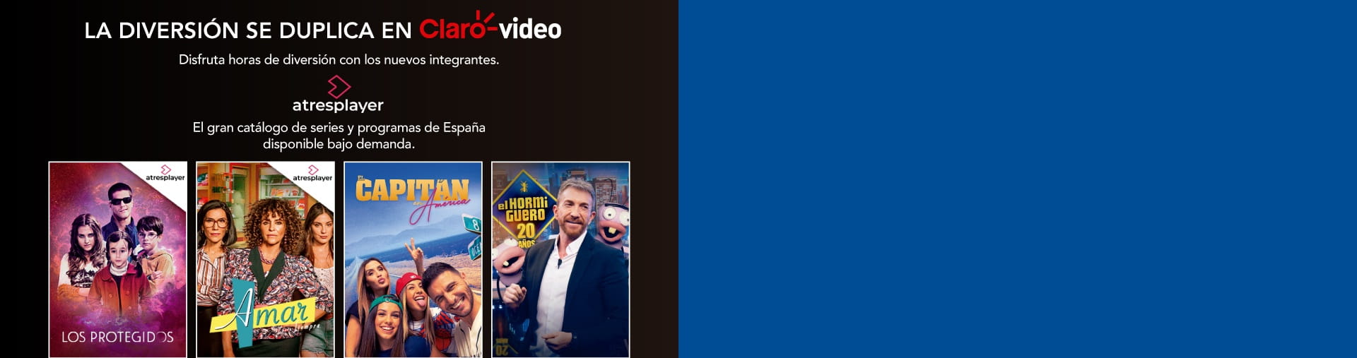 La diversión se duplica en Claro video