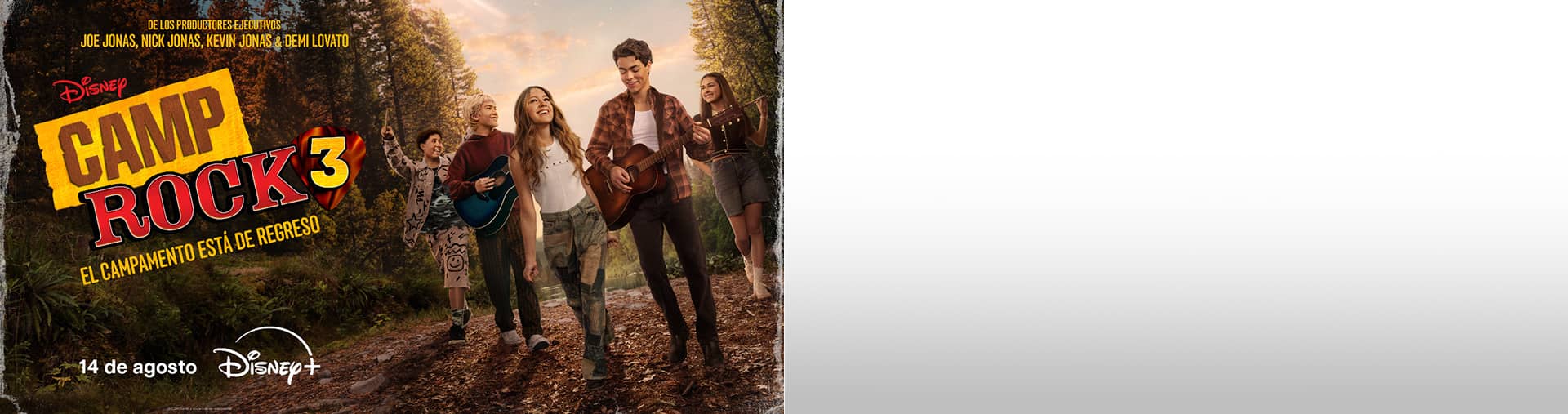 Camp rock 3 en Disney por Telmex
