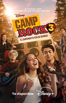 Camp Rock 3 en Disney+ con Telmex