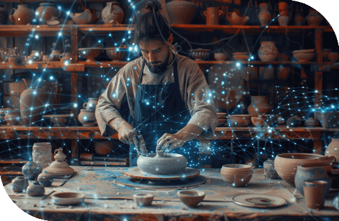 imagen ilustrativa de Procesos, servicios y gestión tecnológica de FONART