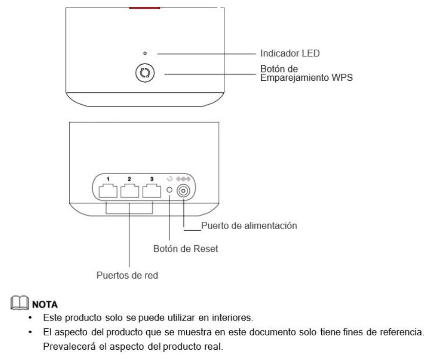 Imagen para ubicar los puertos del módem