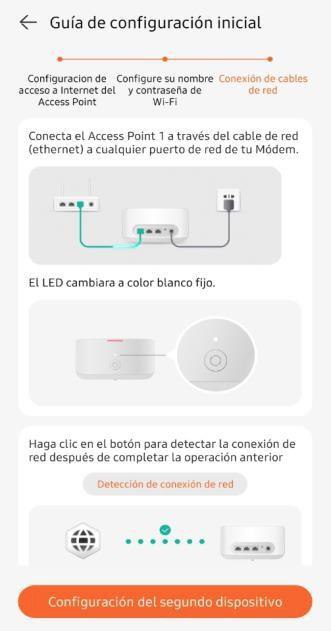 Imagen de configuración del segundo equipo