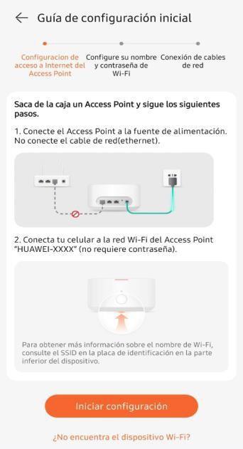 Imagen para completar los pasos de la configuración